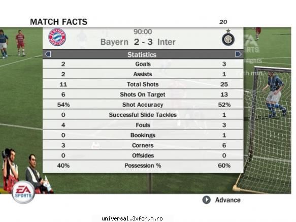 bayern munchen (bebe) - inter 2-3 ~rezultatr etapa i~