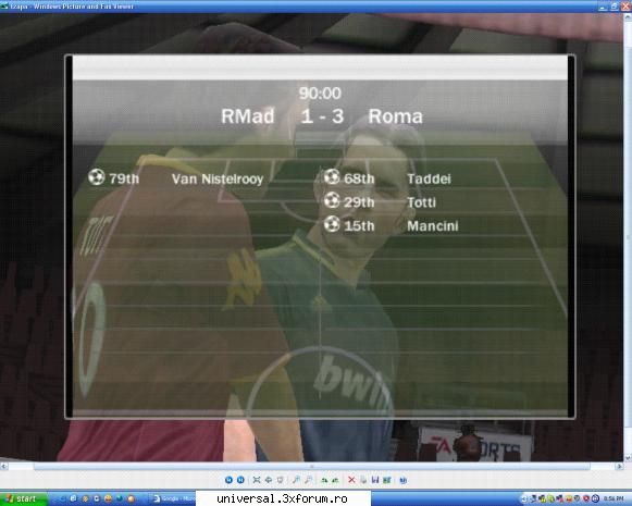 real madrid (aurel) - as roma (mih@i)
            1                            3 ~rezultatr etapa i~
