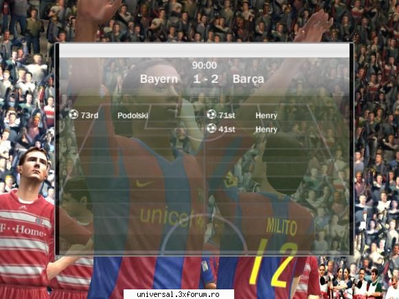 bayern - fc 1-2 ~rezultate etapa iii~