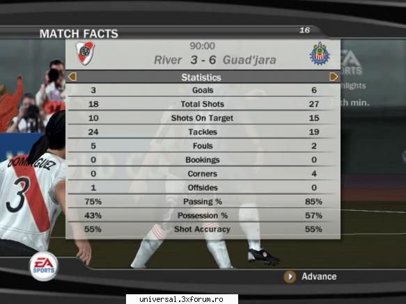 rezultate etapa (guta) river plate &nbsp;6