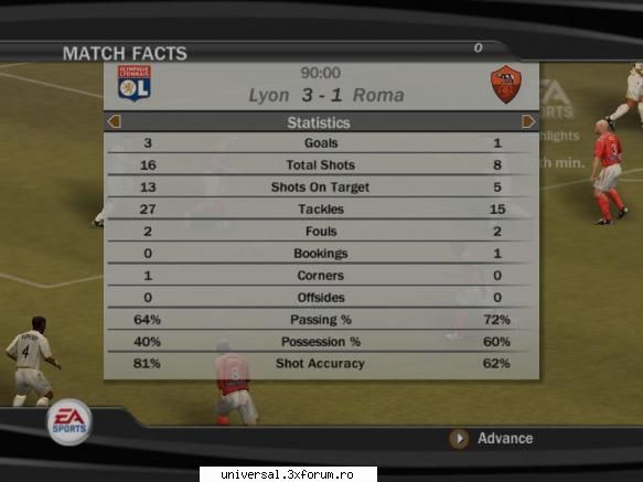 rezultate etapa &nbsp; &nbsp; &nbsp;3-1