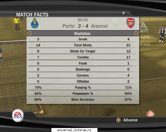 rezultate etapa arsenal &nbsp; 4&nbsp; &nbsp; &nbsp; -&nbsp; &nbsp; &nbsp;3