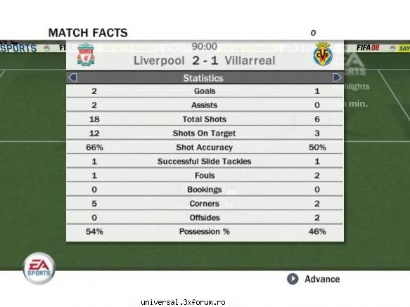 liverpool - villareal        2 - 1 :finger: ~rezultate etapa v~
