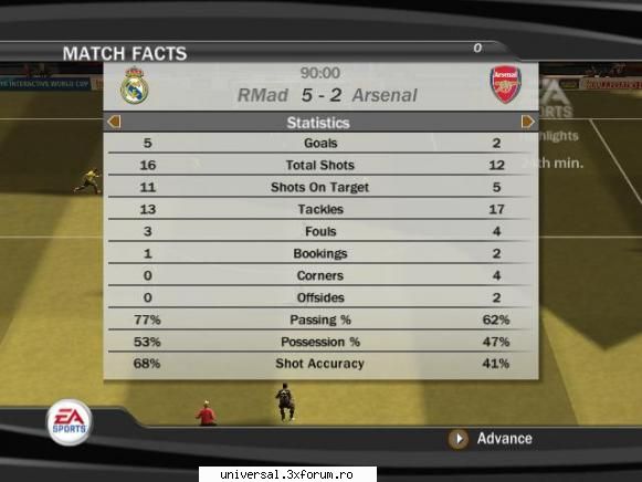 rezultate etapa xxii real madrid (danny) arsenal (djeduard) 5-2 bagam pule hamachi toti cei care pot