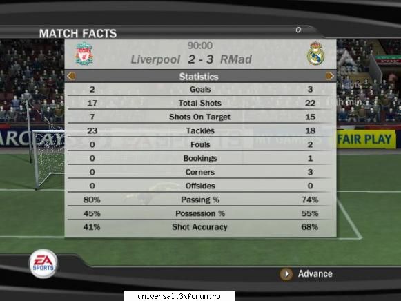 liverpool (mr.eko) - real madrid (danny) 3-2 ~ rezultate etapa xxx ~