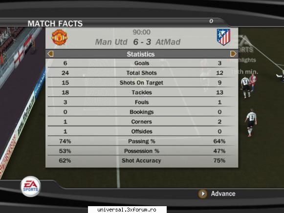 manchester utd. - atletico madrid 6-3 ~ rezultate etapa xxiii ~