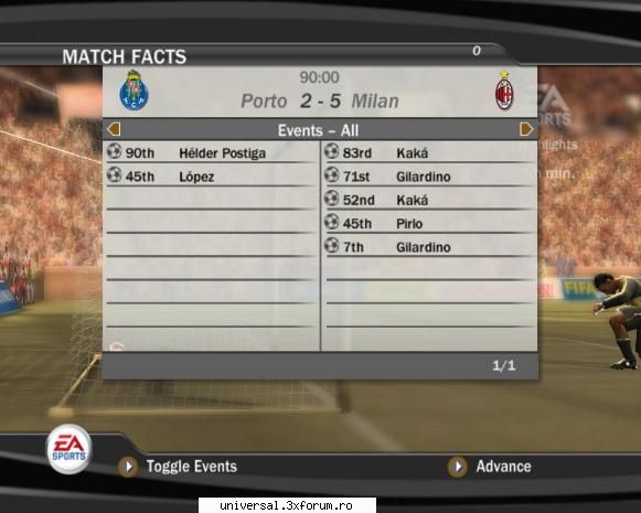 ac milan - fc porto
     5             2 ~ rezultate etapa xxx ~