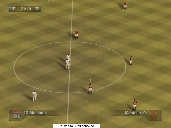 as roma - lyon
      7      -   2 

s-a deconectat in minutu 75 ~ rezultate etapa xxx ~